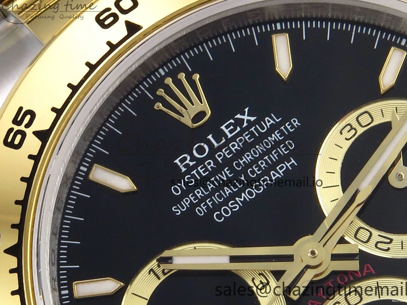 MiroTime 0128 Daytona 126503 QF 1:1 Best Edition Black Dial on SS YG Braclet SH4131 V TechFriendly 1273